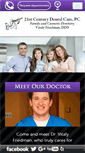 Mobile Screenshot of 21stcenturydentalcare.com