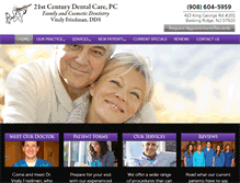 Tablet Screenshot of 21stcenturydentalcare.com